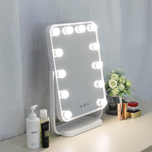 Hot bán led trang điểm illuminate vanity bàn trang điểm gương cho phòng ngủ mỹ phẩm gương máy tính để bàn, máy tính để bàn gương thắp sáng - Product Image 2