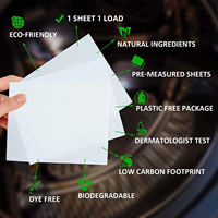 Feuilles de lessive écologiques, tablettes de lessive, feuilles de détergent pour le linge