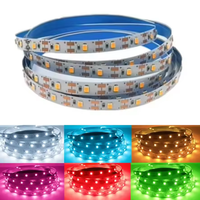 Bande lumineuse LED DC 12V 2835 60 LED/m, ruban lumineux brillant 2835 60 LED/m pour la décoration de la pièce, éclairage de cuisine