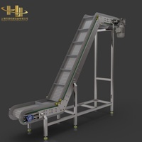Transportador Elevador de Cangilones de Grado Alimentario con Cangilones y Diseño Antifugas para Alimentación Automática de Nueces, Dulces, Snacks y Productos