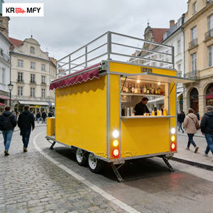 Système de levage hydraulique sur mesure en fibre de verre/aluminium de haute qualité pour conteneurs alimentaires, idéal pour les cafés commerciaux de style italien - Product Image 4