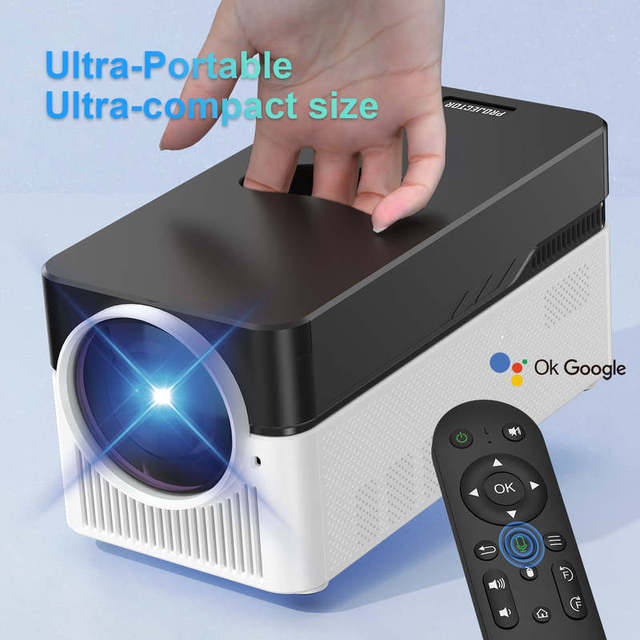 Hy450 Pro 900ansi Android 14 Projectors Home Theater 8k Projecteur 1080p Short Throw Mini Portable Smart Projector