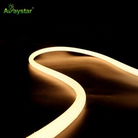 360 Angle de faisceau degré silicium éclairage intérieur intelligent 24V SMD 2835 étanche IP65 22mm rond LED néon Flex lumière