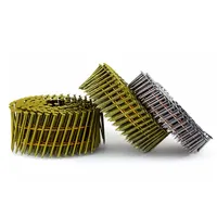 Tête ronde électrozinguée 2 pouces clous de pistolet à bobine pour chantiers de construction clouage industriel