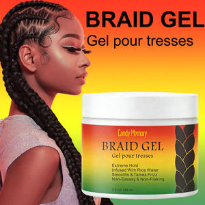 Gel Coiffant Tressé à Marque Blanche Formule Eau de Riz Fixation Extrême Personnalisable Non Gras et Non Écaillant - Product Image 2