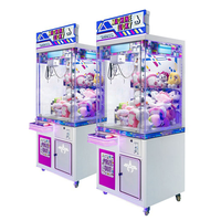 Arcadix Mini Machine à griffes à monnayeur avec lecteur de billets, machine de jeu de griffage de prix pour centre de jeux et centre commercial