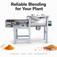 Mélangeur à ruban industriel pour poudres, engrais, aliments, céréales, herbes, cosmétiques et granulés fins secs