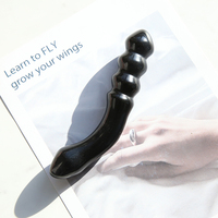 Masseur Yoni en Obsidienne Noire Naturelle Géante en Gros, Baguette de Massage en Cristal, Dildo en Cristal pour Femmes