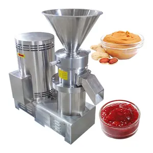 Pistachio Nut Butter Stone Grinder Tahini Make Process Machine Jmb-80 Vertical Colloid Mill Machine