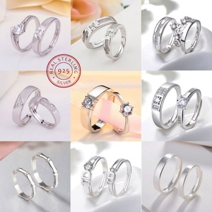 Hotsale 925 Sterling Silver <b>Couple</b> <b>Rings</b> - Product Image 2