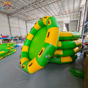 Tubo Inflable Giratorio OVNI para Remolcar, Bola Acuática de PVC, Capacidad de 100-500 kg para Entretenimiento Acuático, Bote Disco Giratorio - Product Image 2