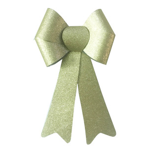 giant plastic bows tie ribbon bow tie for Christmas tree decorative