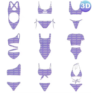 Nuevo Traje de Baño de Una Pieza Personalizado al por Mayor para Mujer 2026, Top de Bikini con Espalda Descubierta, Traje de Baño Sexy para Mujer, Conjunto de Bikini Estampado - Product Image 6