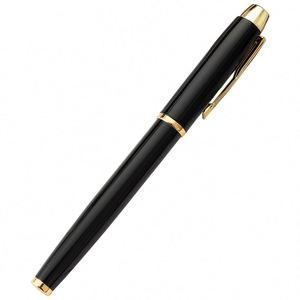 High Quality Smooth Writing Business Corporate Luxury Metal <b>Roller</b> Tip Ball Pens with Lid for Gift - Product Image 6