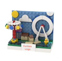 Set de Bloques de Construcción, Regalos Corporativos Personalizados, Imágenes de Vistas Urbanas por Temática, Postales de Recuerdo, Imanes para Refrigerador