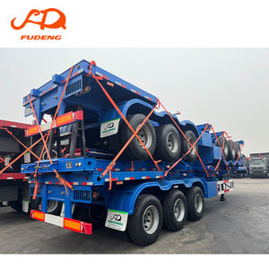 Semi-<span class=keywords><strong>remorque</strong></span> porte-conteneurs à châssis renforcé en acier haute résistance pour le transport de conteneurs cubes – Marché africain - Product Image 5