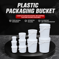 Seau en plastique PP de type gallon américain Lianhao, emballage plastique, vente en gros d'usine OEM ODM pour les distributeurs
