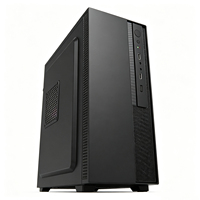 Tour de PC de bureau durable compatible M-ATX ITX, 4 emplacements PCI, 3 disques durs, 1 SSD, nombreuses positions d'installation de ventilateurs, accessoire pour PC.