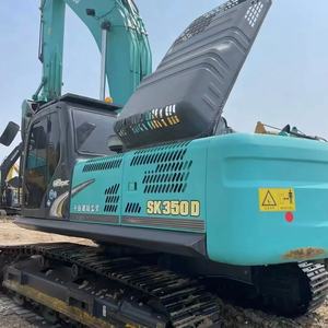 Mejor Precio Kobelco Excavadora Usada SK350D de 35 Toneladas Modelo 2022 Capacidad de Cucharón de 1.6m Motor y Bomba Incluidos Perfecto Estado - Product Image 3