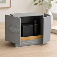Boîte d'emballage cosmétique en carton rigide avec logo personnalisé, boîte cadeau, fermeture magnétique, boîte à parfum recyclable