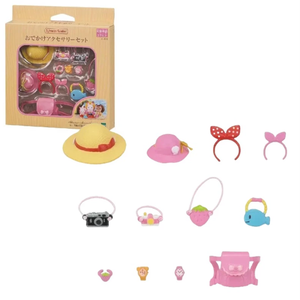 <span class=keywords><strong>Sylvanian</strong></span> <span class=keywords><strong>Families</strong></span> Picnic Trip Mini Accessory Blind Box, Jouet de collection tendance avec chapeau de paille, sac à main, couvre-chef et sac à dos - Product Image 2