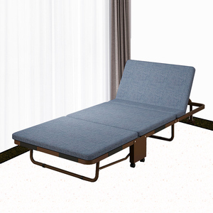 Great Price Home Furniture Metal Folding the Steel Sofa Iron Foldable <strong>Single</strong> <strong>Adjustable</strong> <strong>Bed</strong> <strong>Beds</strong> - Product Image 4