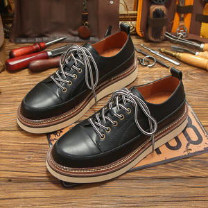 Nouvelles Chaussures Habillées pour Hommes – Chaussures en Cuir de Haute Qualité pour Affaires et Soirées – Confortables en Cuir de Vachette pour la Marche en Extérieur - Product Image 3