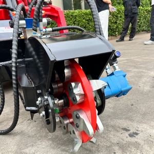 Fresa per Ceppi Fissa per Mini Skid Steer Loader, Attrezzatura per Macchine Edili per la Lavorazione dei Ceppi - Product Image 4