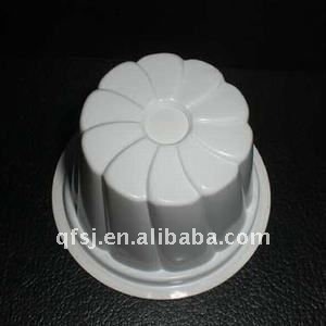 Đường kính tùy chỉnh phi 62mm dùng một lần <span class=keywords><strong>PP</strong></span> trắng đáy phẳng ly nhựa cho sữa chua bánh pudding nếm bao bì thực phẩm ly - Product Image 5