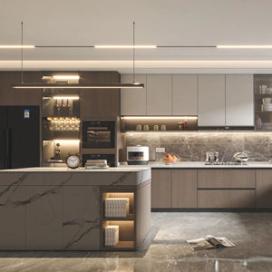 Muebles de Cocina Modernos Blancos con Diseño Gratuito, Conjunto de Muebles Todo en Uno que Incluye Fregadero, Suministro de China - Product Image 1