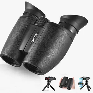 LUXUN 25X30 High Powered Binoculars for Adults with Phone Adapter Tripod and Eye Mask Large View Binoculars for Concerts