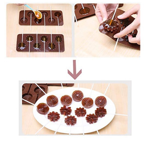 Silicone DIY Donut Lollipop khuôn loạt thiên thần bé Easter Daisy với thanh cho crafting sáng tạo cho môi cười - Product Image 5