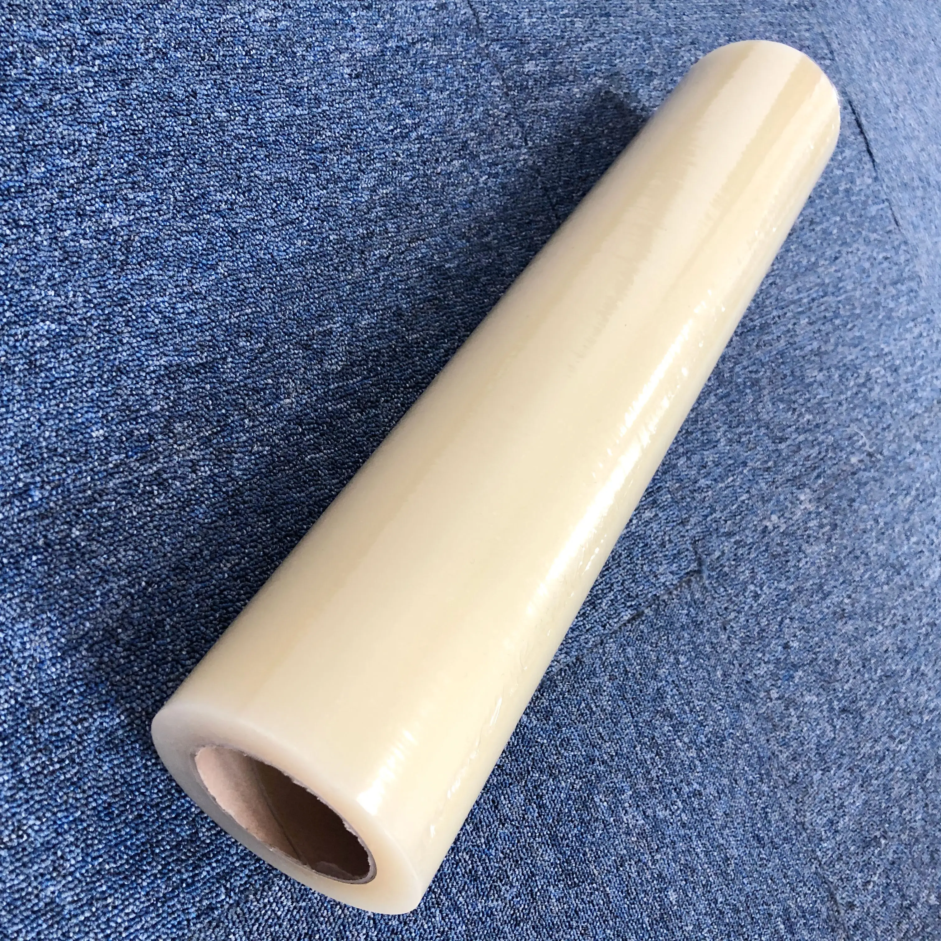 60 mic 24 inch * 200 feet transparent PE plastic carpet cover shield floor protector film for painting work
