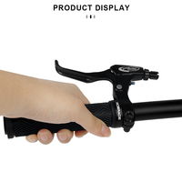 RIDERACE poignées de guidon de vélo antidérapant confortable en caoutchouc VTT couverture de guidon ergonomique vtt manchettes verrouillage sur anneau