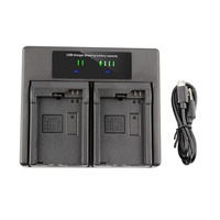 Chargeur double pour cartes PSP1000, compatible avec les batteries Sony PSP1000, 2000, 3000, avec écran LED