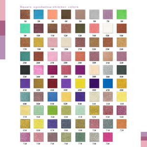 Le vendite calde 159 colori 22mm quadrato ombretto singolo etichetta privata ombretto singolo ombretto - Product Image 2