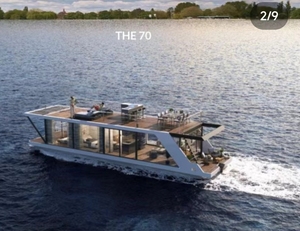 Nuevo Diseño <span class=keywords><strong>de</strong></span> Gran Venta: Casa Flotante <span class=keywords><strong>en</strong></span> Bote Pontón <span class=keywords><strong>de</strong></span> Aluminio Grado Marino para <span class=keywords><strong>Vacaciones</strong></span> y Fiestas Familiares - Product Image 3