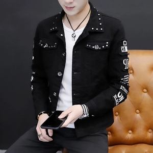 Spring and Autumn Jeans <strong>Coat</strong> <strong>Men's</strong> Korean-style Fashion Students Handsome Versatile Jacket <strong>MEN'S</strong> Wear <strong>Summer</strong> New Style Cowb <strong>Men</strong> - Product Image 5