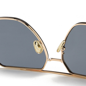 Lunettes de soleil rectangulaires pour hommes, monture complète, polarisées, protection UV400, monture en métal, pour adultes - Product Image 2