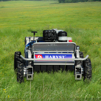 Penjualan Langsung Pabrik Mesin Diesel 4-Tak Tanpa Kabel 4-Roda Remote Control DIY Robot Pemotong Rumput Industri Zero Turn