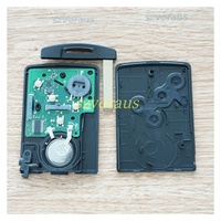 Carte intelligente à 4 boutons Szvoraus Ren sans logo pour Renault Clio IV 2012 - 2019 Renault Captur 2013 - 2020