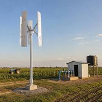 Éolienne à axe vertical GWH-3KW, énergie propre pour la maison et l'industrie légère, prête pour l'hybride éolien-solaire, zéro coût de carburant, VAWT