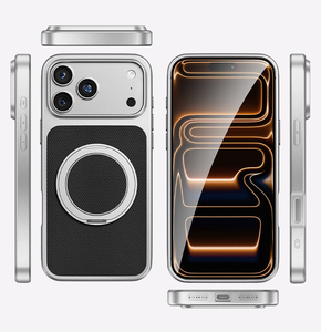Coque de téléphone antichoc avec support anneau rotatif pliable à <span class=keywords><strong>360</strong></span>° pour iPhone 17 16 15 Pro Max - Product Image 3