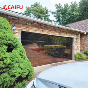 باب مرآب قطاعي من الزجاج المقسى، باب علوي أوتوماتيكي كهربائي من سبائك الألومنيوم، باب دوار لمرآب الفيلا - Product Image 5