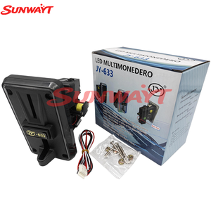 Selector de Monedas LED Multifuncional JY-633 con Luz Negra, Aceptador de Fichas Electrónico Programable para Máquinas Expendedoras de Arcade - Product Image 5