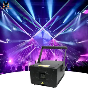 The newest colorful cool outdoor concert club 8W IP65 rainproof dj laser light disco laser stage lighting