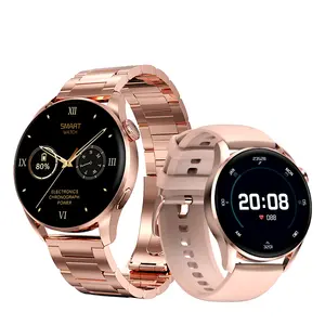 DT3 Smartwatch 1.36 inç akıllı saat arayarak kablosuz şarj rotasyon alt sıcak satış DT95 DT94 DT100 smartwatch dt3 m