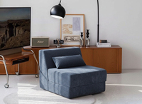 Einzelnes Klappbares und Multifunktionales Schlafsofa mit Sitz- und Schlaffunktion Platzsparender Freizeit-Loungesessel