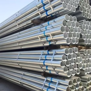 ASTM A53 оцинкованная рама, парниковая стальная труба 1 1/2 дюйма, конструкционная стальная труба, производитель в Тяньцзине - Product Image 1