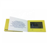 Cartes cadeaux vidéo LCD, cartes de vœux vidéo personnalisées, impression de cartes de vœux en papier